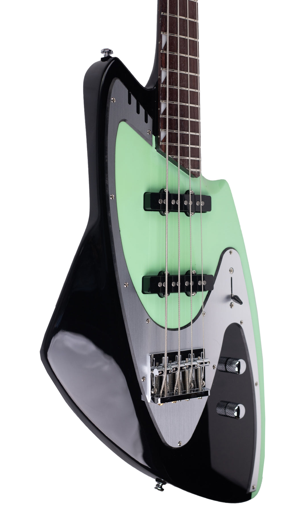 Eastwood Guitars Backlund Model 100B Metallic Red #color_black-and-mint