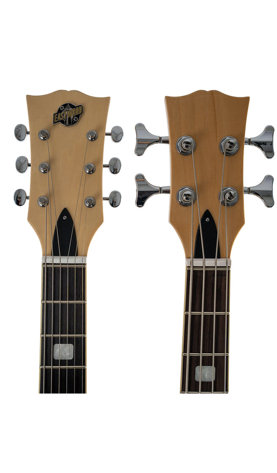 Eastwood Guitars Eastwood Doubleneck 4/6 Sunburst #color_sunburst