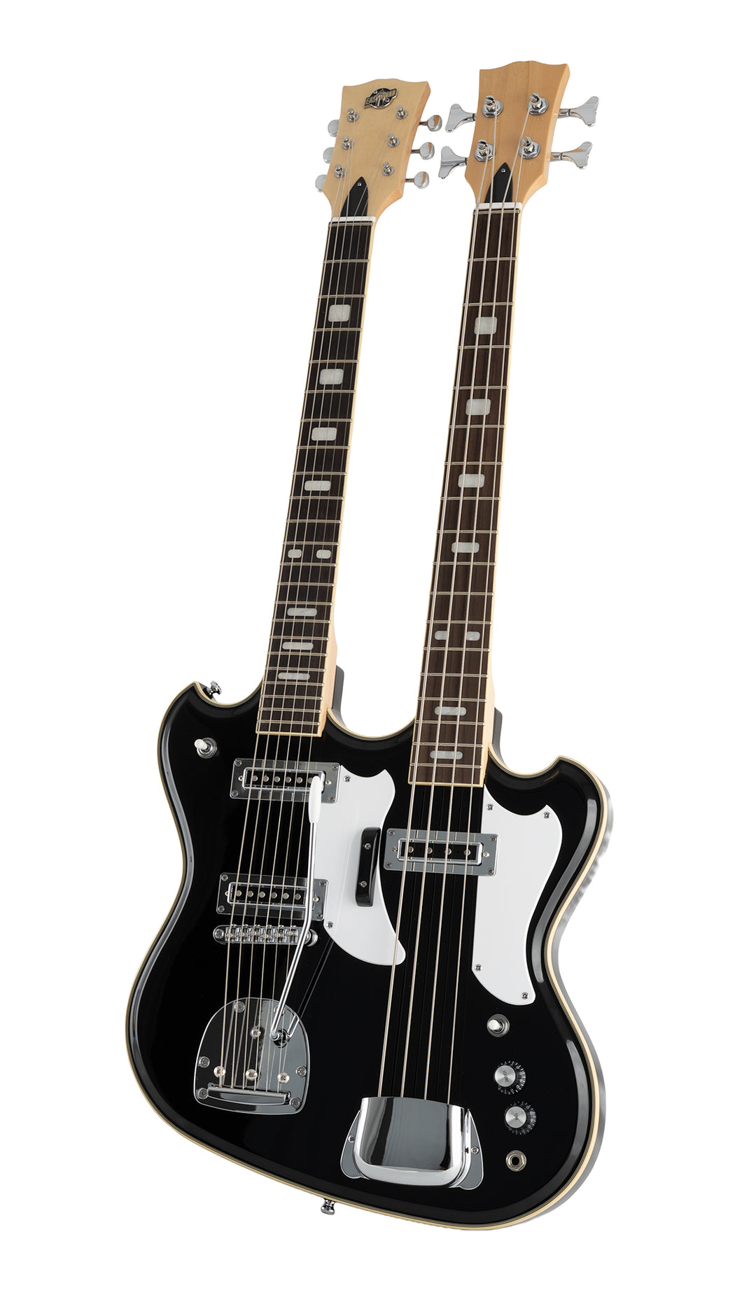 Eastwood Guitars Eastwood Doubleneck 4/6 Sunburst #color_black