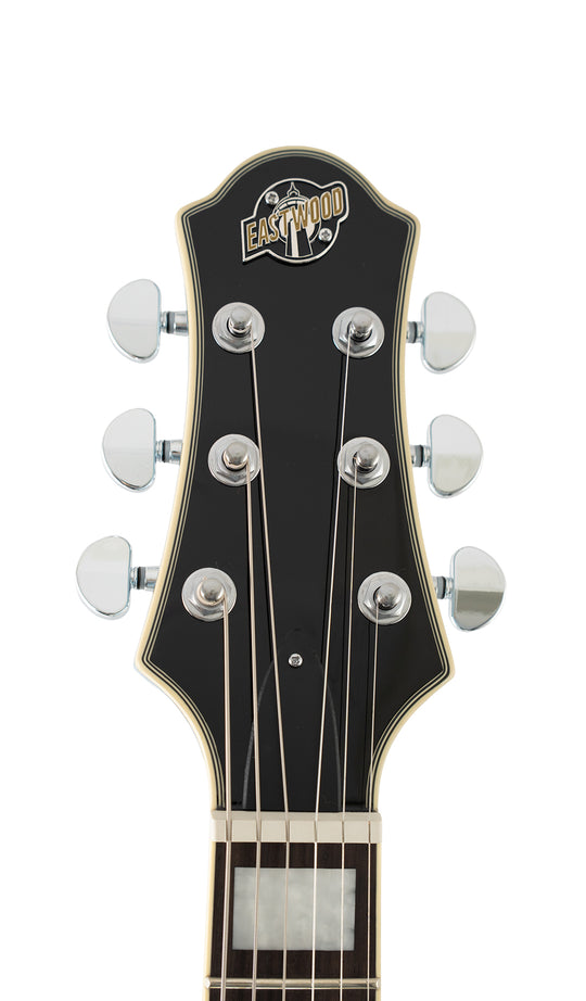 Eastwood Guitars Eastwood GP Black #color_flamed-cherry-sunburst