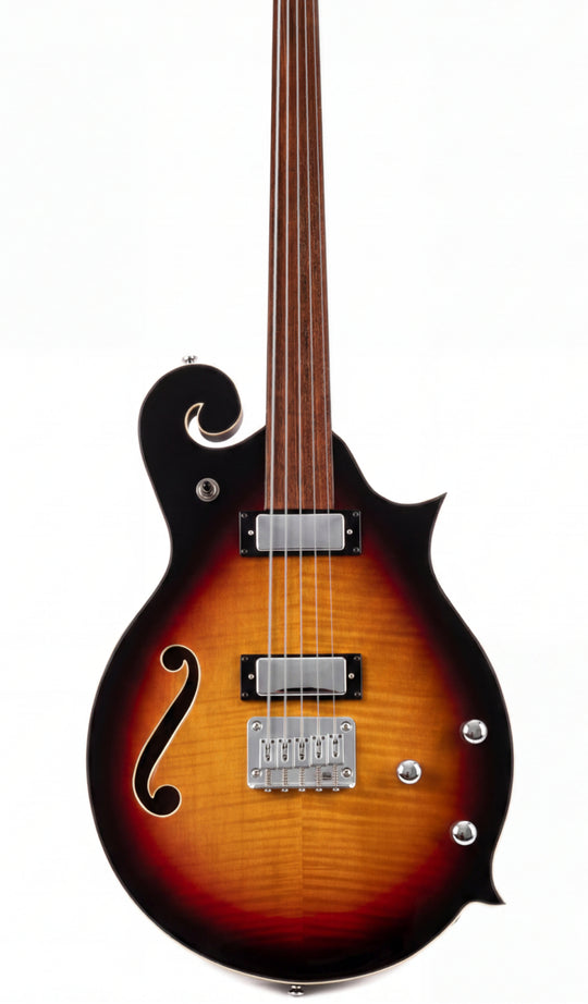 MRG Fretless 5-String Electric Cello Guitar #color_sunburst