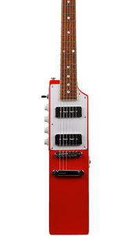Eastwood Guitars La Baye 2X4 DEVO Signature Guitar Standard #color_red