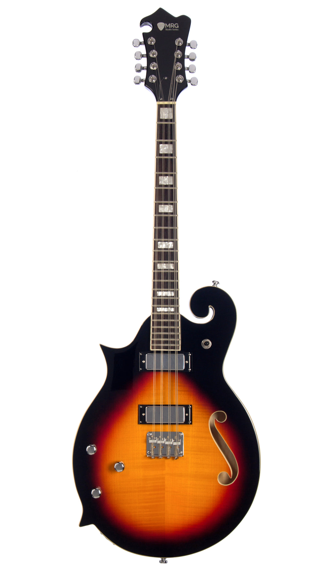 MRG Electric Octave Mando F-Style - Left-Handed #color_sunburst