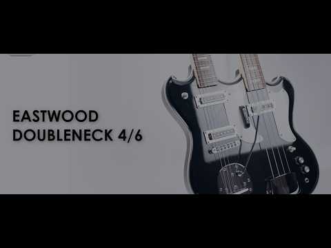 Eastwood Guitars Eastwood Doubleneck 4/6 Black #color_black