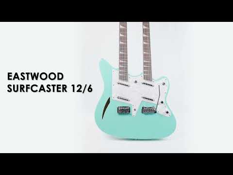 Eastwood Guitars Surfcaster 12/6 Black #color_black