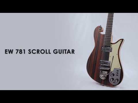 EW-781 Scroll Guitar #color_satin-walnut-stain