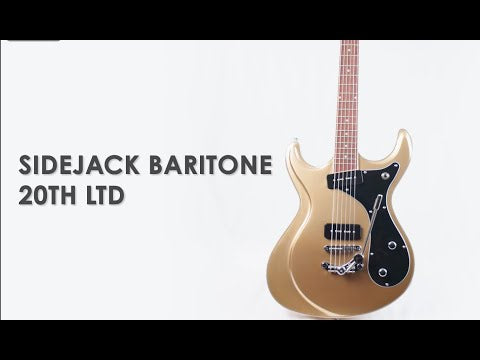 Eastwood Sidejack Baritone 20th LTD #color_white-on-white