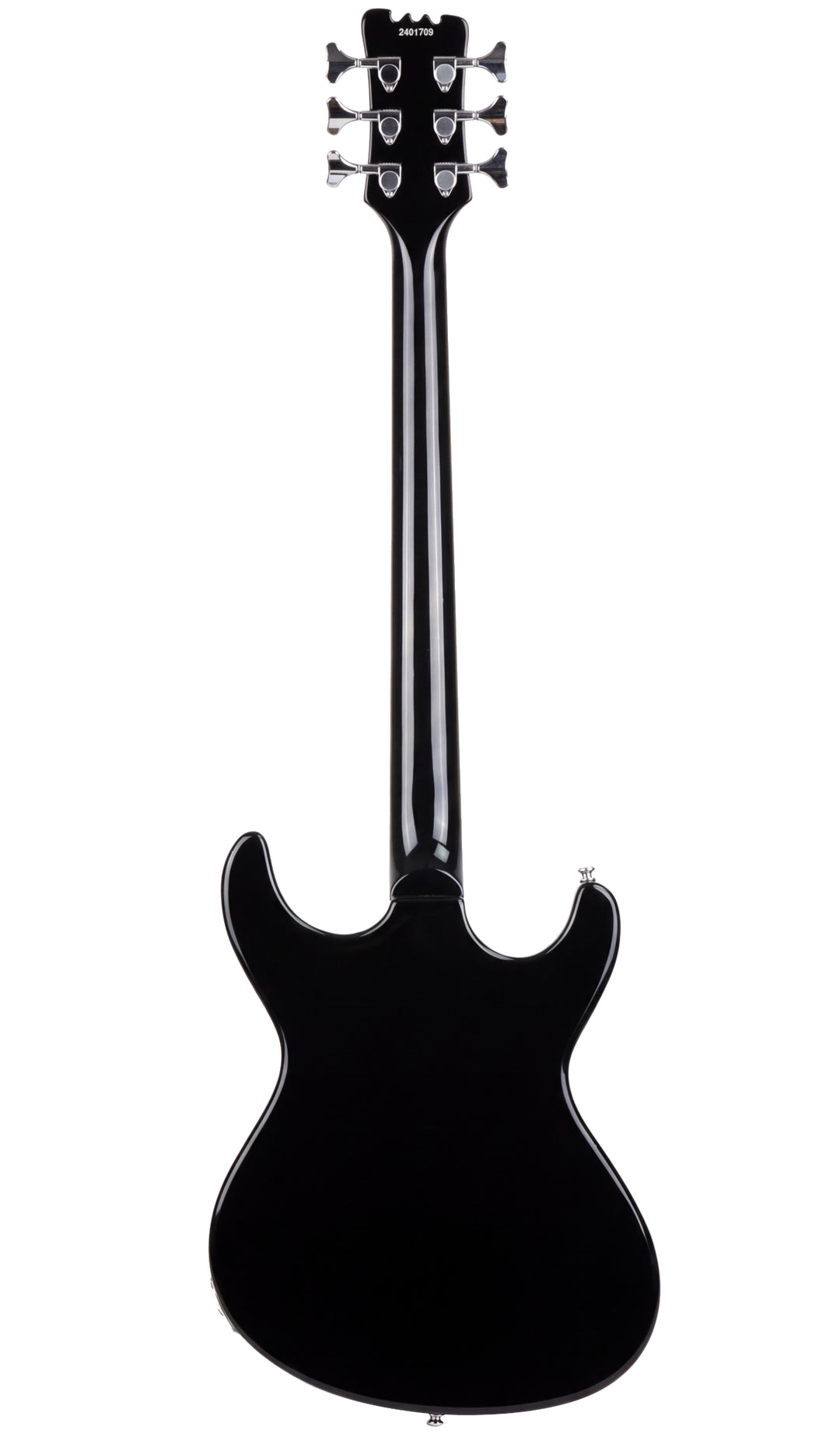 Eastwood Guitars Sidejack Bass VI Black #color_black